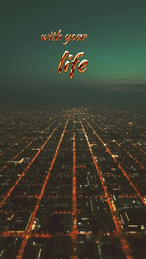 Gold Script Quote: vlog video example